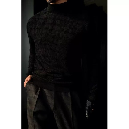 🔥Black Friday 50% off-Mid-length collar long-sleeved knitwear