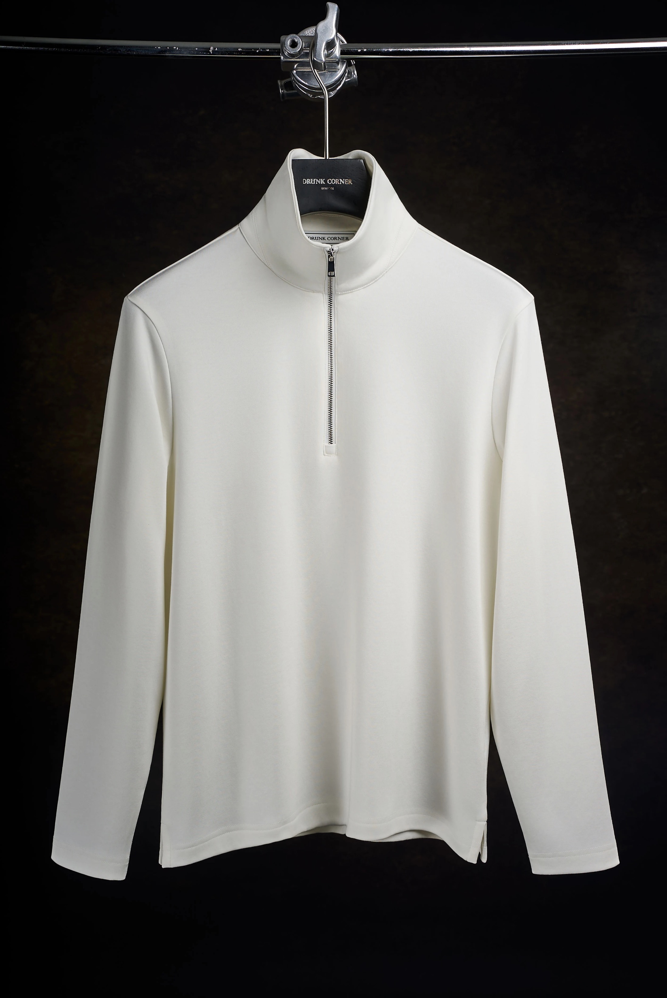 🔥50% Off -Collared half-zip knit long-sleeved shirt