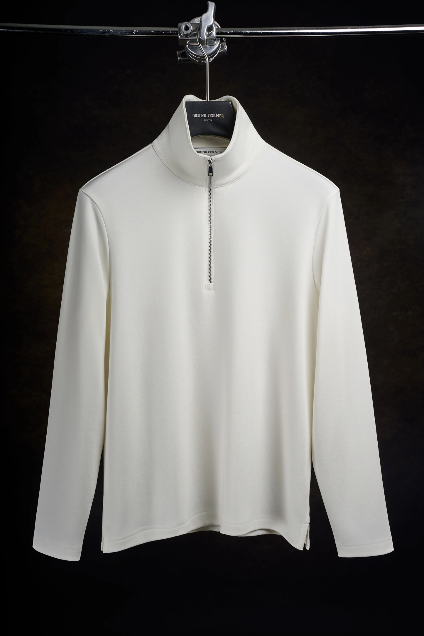 🔥50% Off -Collared half-zip knit long-sleeved shirt