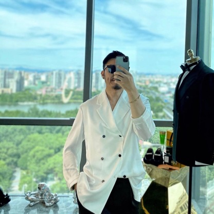 🔥50% off-Men's casual double-breasted fashionable suit set