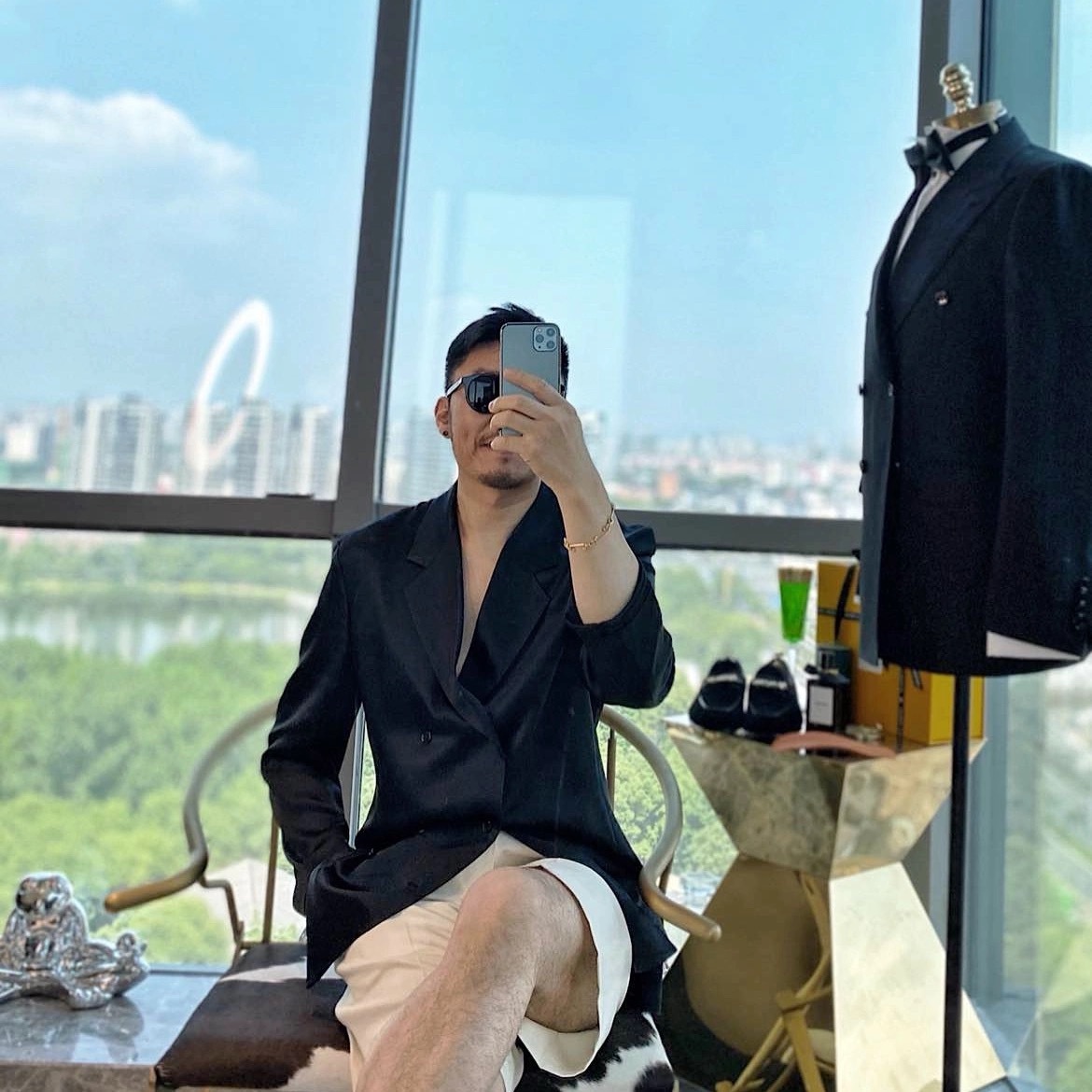 🔥50% off-Men's casual double-breasted fashionable suit set