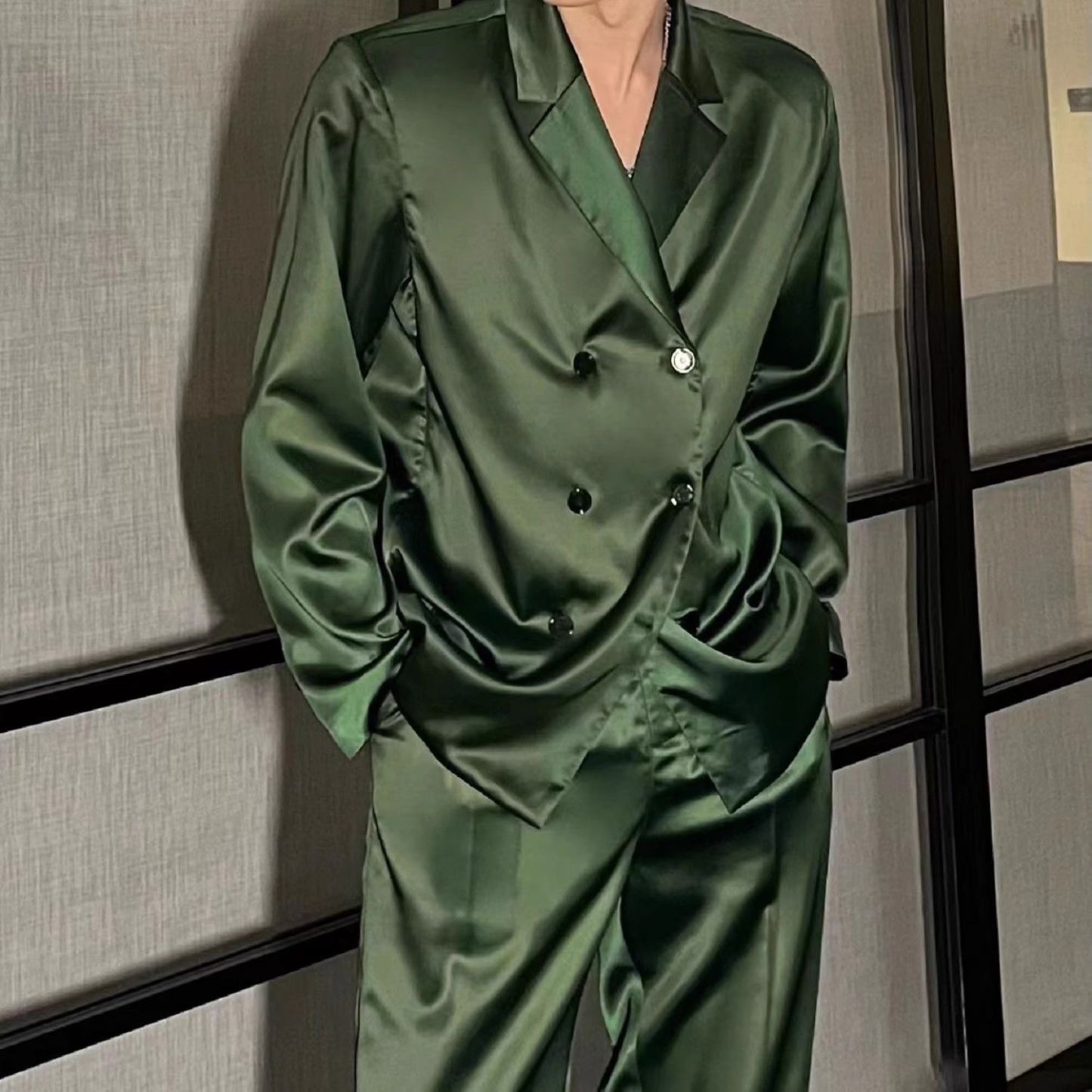 🔥50% off-Men's casual double-breasted fashionable suit set