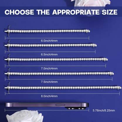 Moissanite Tennis Bracelet