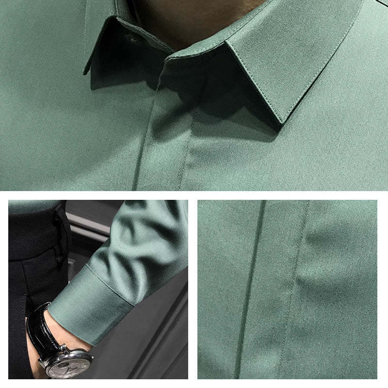 🔥2025 HOT SALE🔥Men's Wrinkle-Free Button-Down Shirt