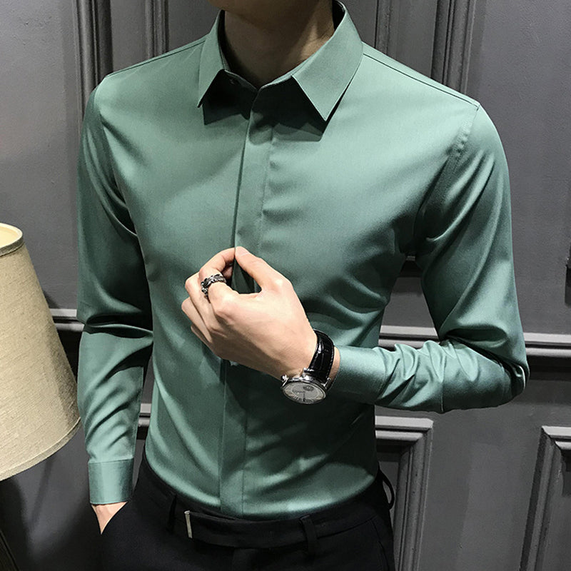 🔥2025 HOT SALE🔥Men's Wrinkle-Free Button-Down Shirt