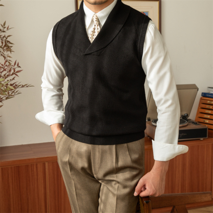 🔥50% off -Fashionable Fruit Collar Men's Knitted Sweater Vest