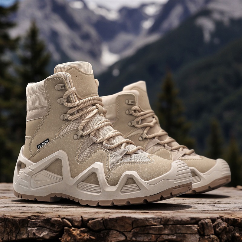 Waterproof, puncture-proof and smash-proof hiking boots