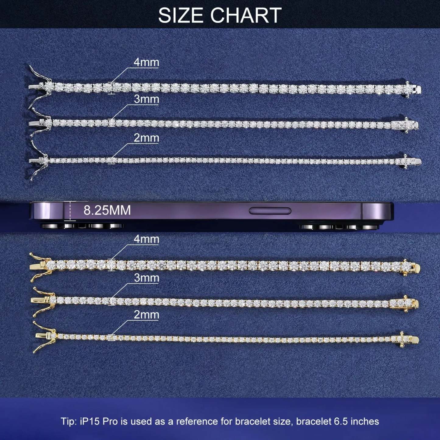 Moissanite Tennis Bracelet