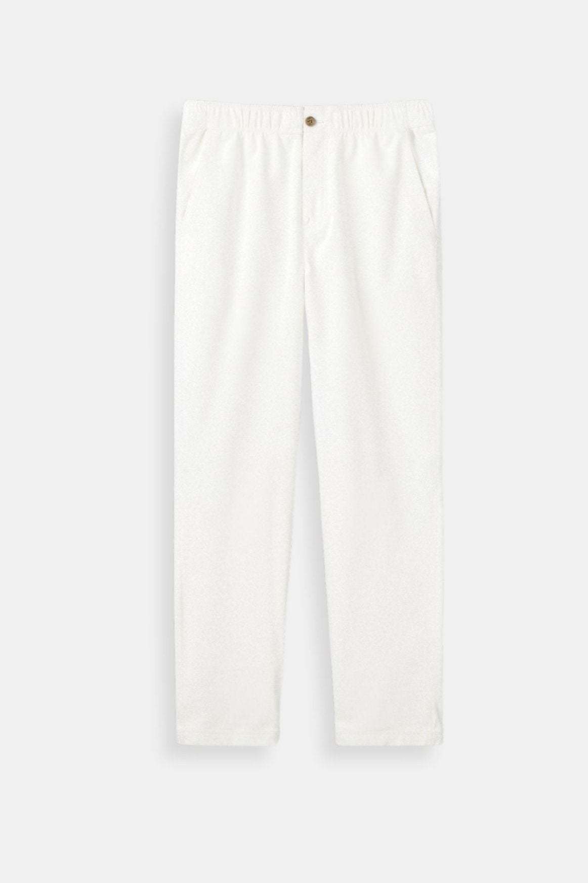 Old Money Regular Fit Linen Loose Pants-VibeCloset