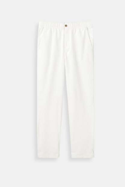 Old Money Regular Fit Linen Loose Pants-VibeCloset