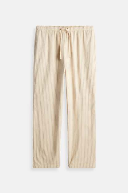 Old Money Breathable Solid Drawstring Linen Pants-VibeCloset