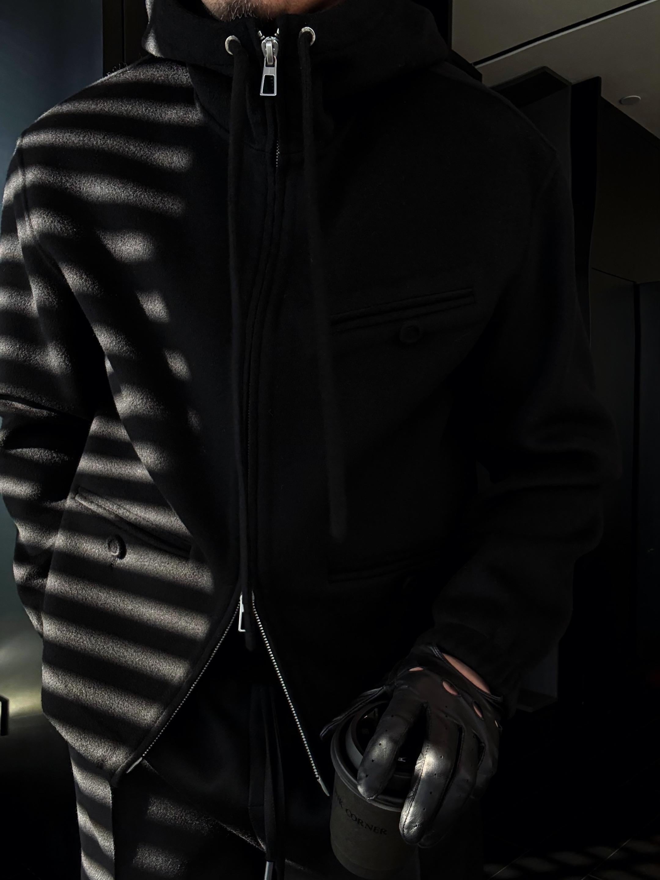 Hooded Drawstring Zip-Up Jacket-VibeCloset