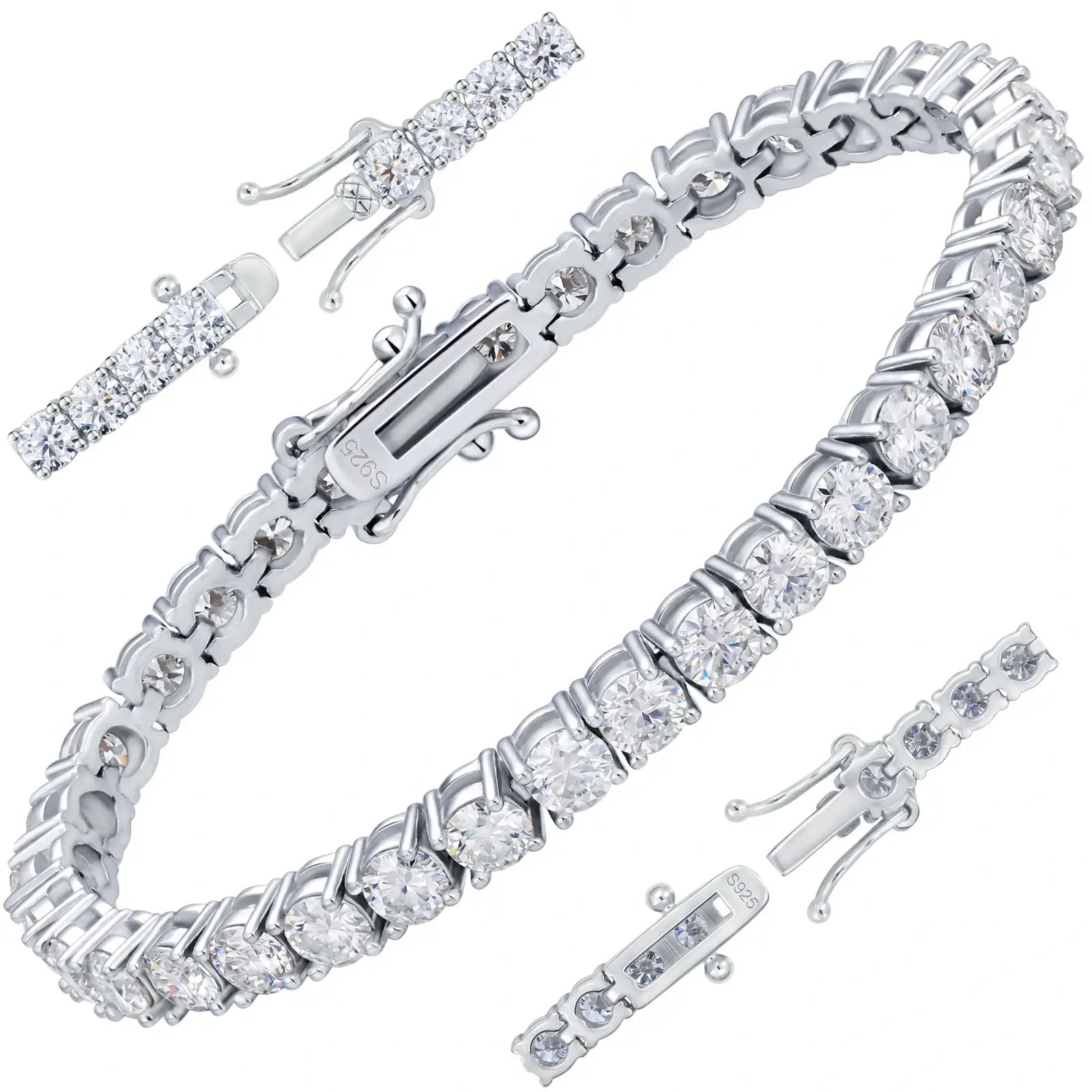 Moissanite Tennis Bracelet