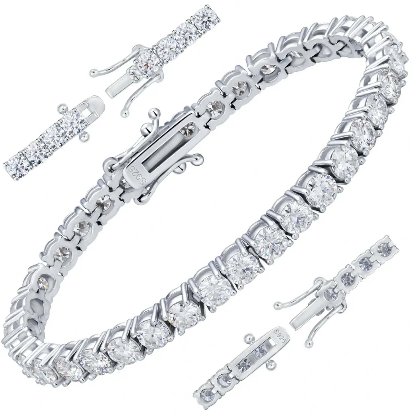 Moissanite Tennis Bracelet