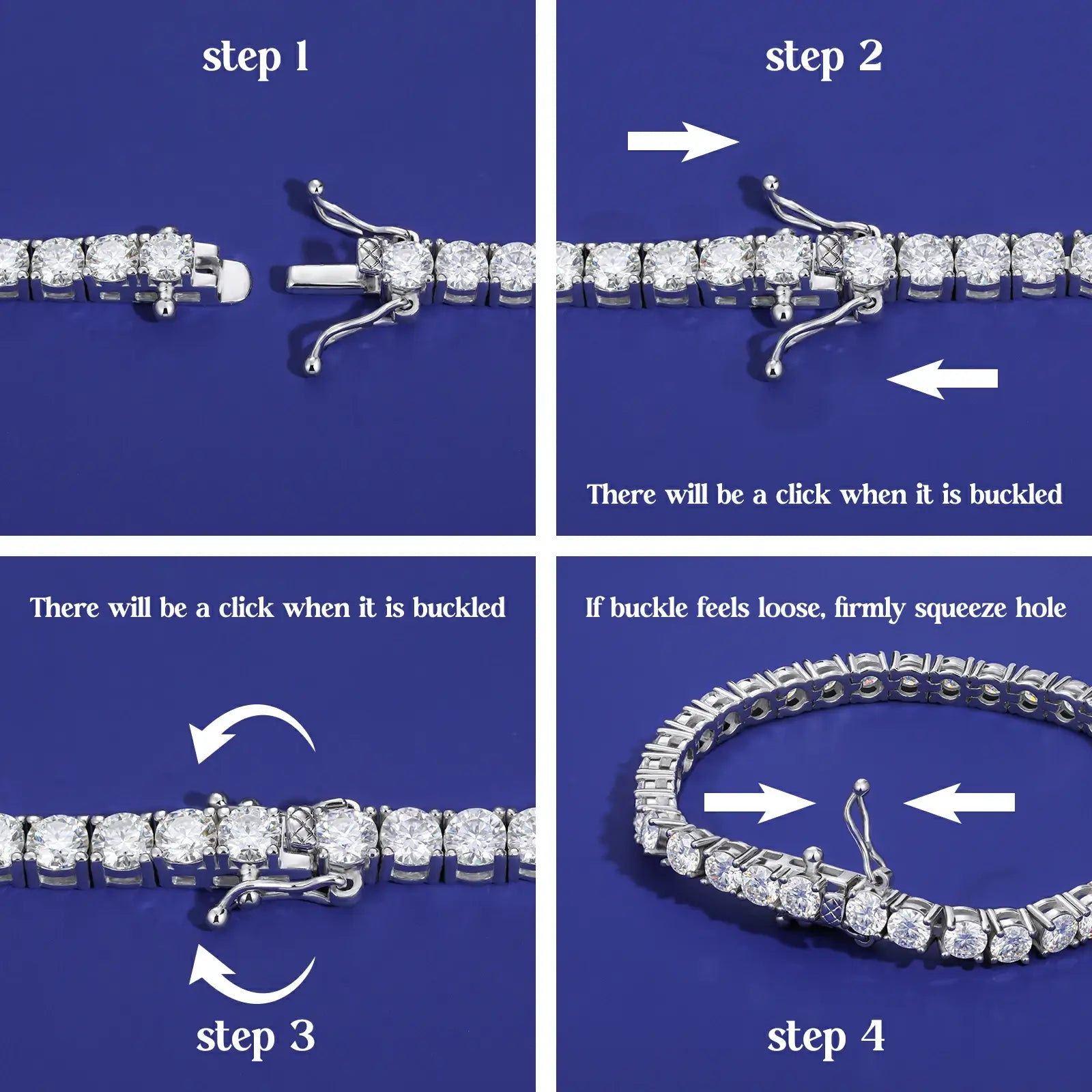 Moissanite Tennis Bracelet