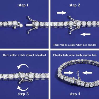 Moissanite Tennis Bracelet