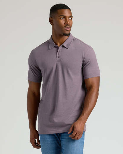 Summer Storm Short Sleeve Tall Polo 3-Pack-VibeCloset