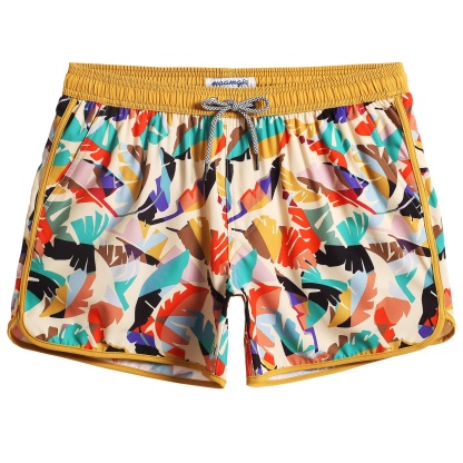4.5 Inch Inseam Vintage Stretch Swallow Homing Swim Trunks-unboundedy
