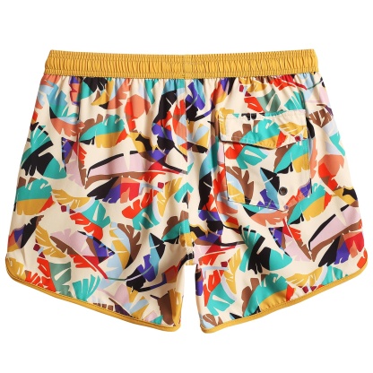 4.5 Inch Inseam Vintage Stretch Swallow Homing Swim Trunks-unboundedy