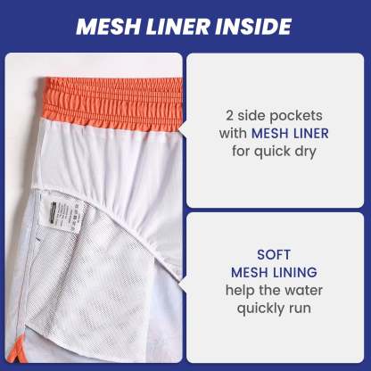 4.5 Inch Inseam Vintage Stretch Orange Chrysanthemum Swim Trunks-VibeCloset