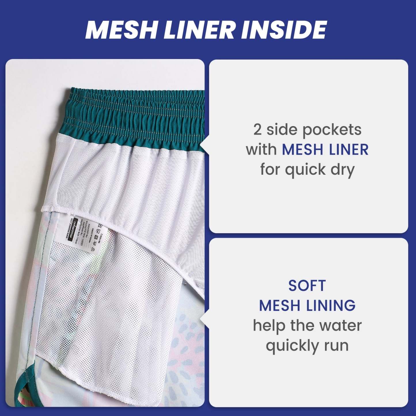 4.5 Inch Inseam Vintage Stretch  Bright Fireworks Swim Trunks-VibeCloset