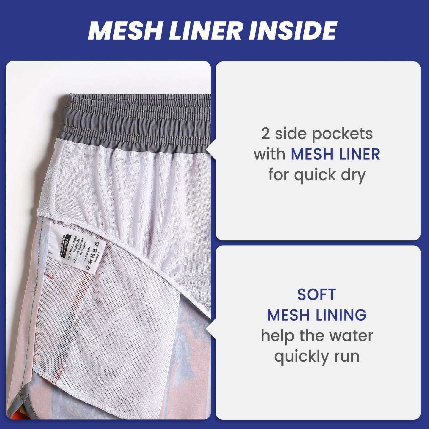 4.5 Inch Inseam Vintage Stretch Coconut Swim Trunks-VibeCloset