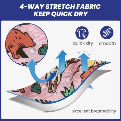 4.5 Inch Inseam Vintage Stretch Desert Gobi Swim Trunks-VibeCloset