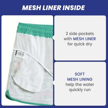 4.5 Inch Inseam Vintage Stretch Desert Gobi Swim Trunks-VibeCloset