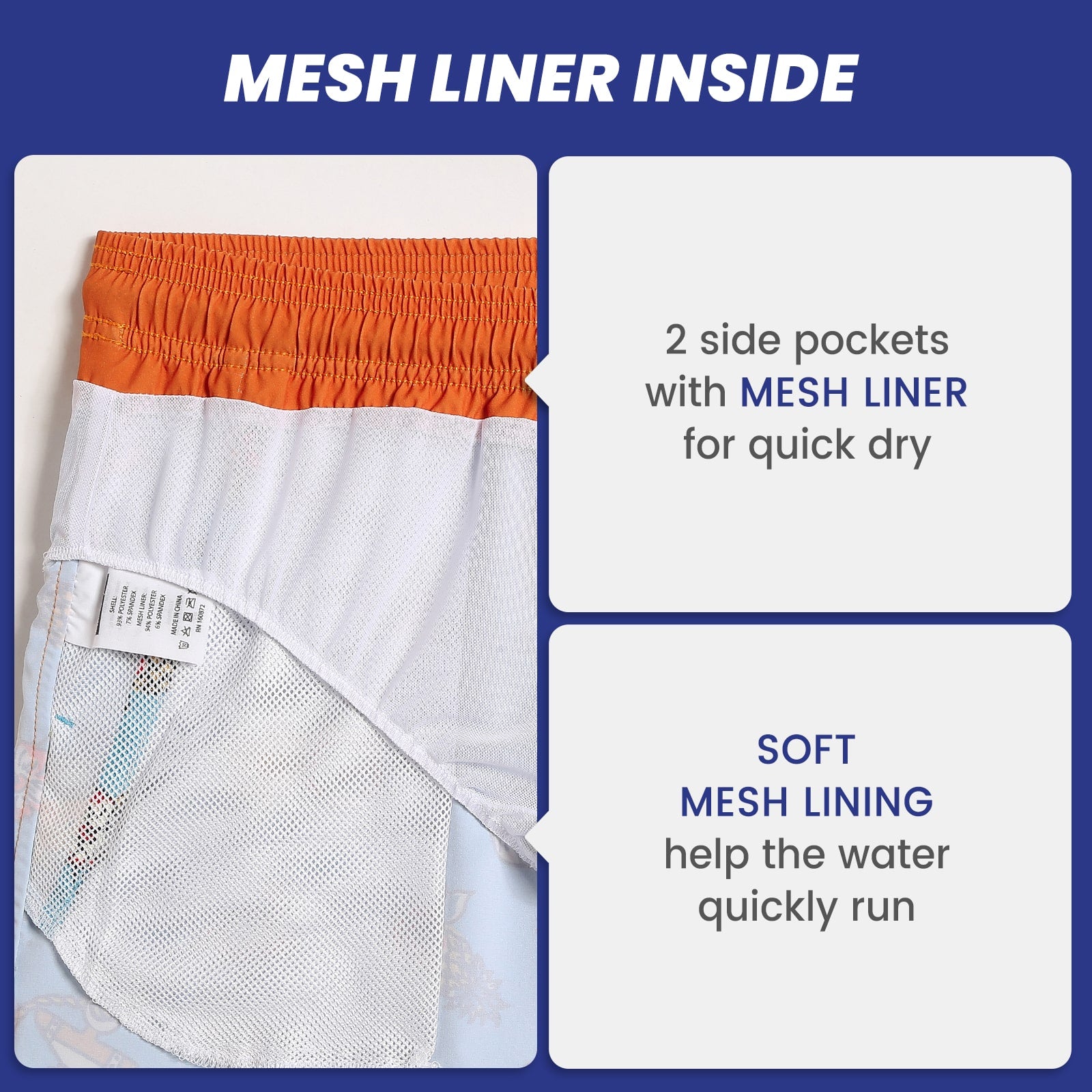 4.5 Inch Inseam Vintage Stretch Flower Holiday Swim Trunks-VibeCloset