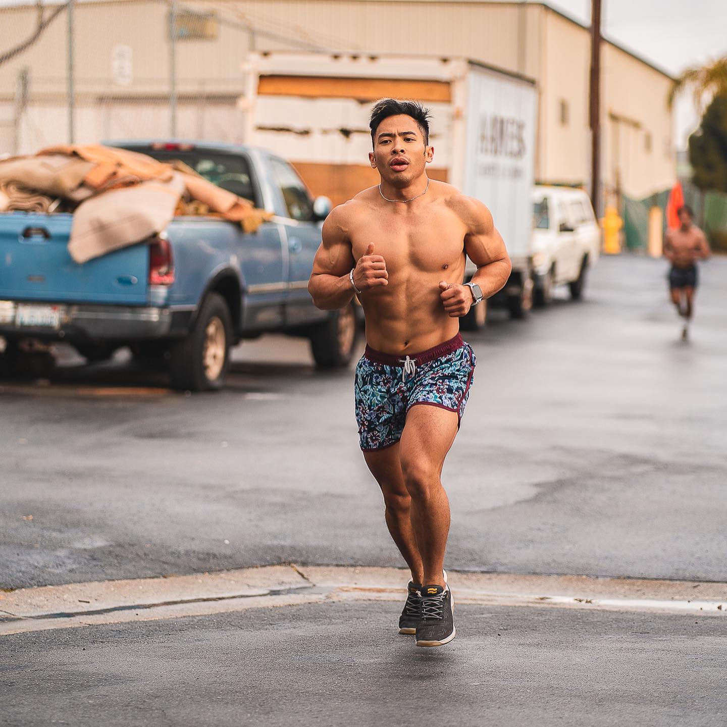 4.5 Inch Inseam Vintage Stretch Gothic Bouquet Swim Trunks-VibeCloset