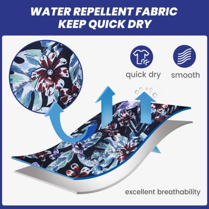 4.5 Inch Inseam Vintage Stretch Gothic Bouquet Swim Trunks-VibeCloset