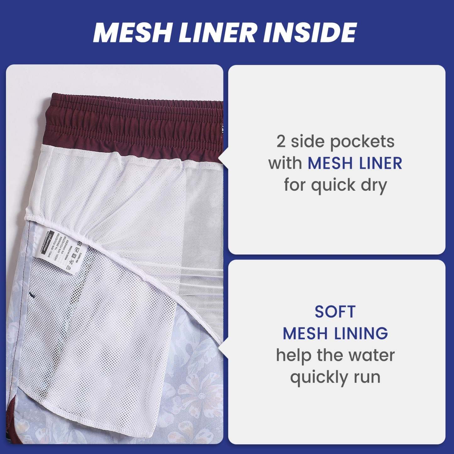 4.5 Inch Inseam Vintage Stretch Gothic Bouquet Swim Trunks-VibeCloset