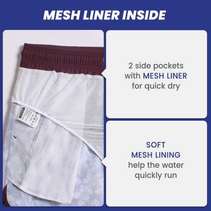 4.5 Inch Inseam Vintage Stretch Gothic Bouquet Swim Trunks-VibeCloset