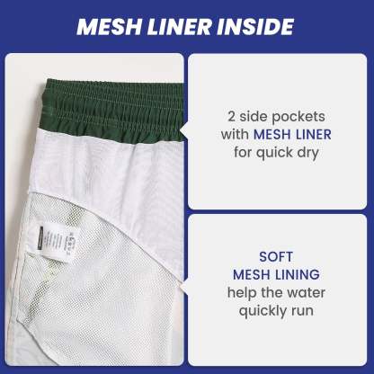 4.5 Inch Inseam Vintage Stretch Green Malaysia Swim Trunks-VibeCloset