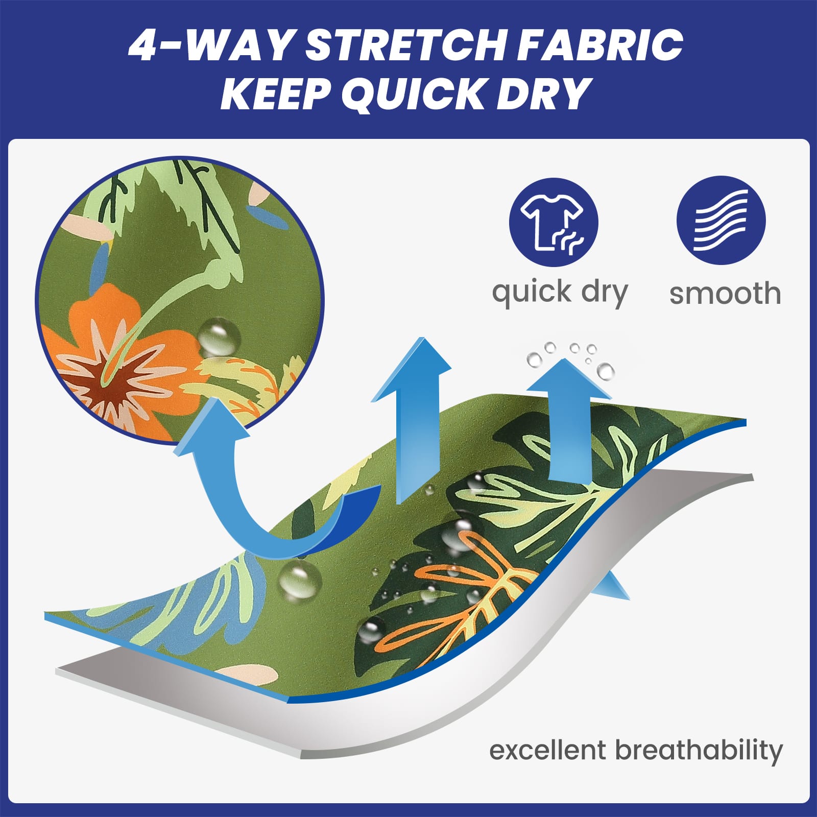 4.5 Inch Inseam Vintage Stretch Green Malaysia Swim Trunks-VibeCloset