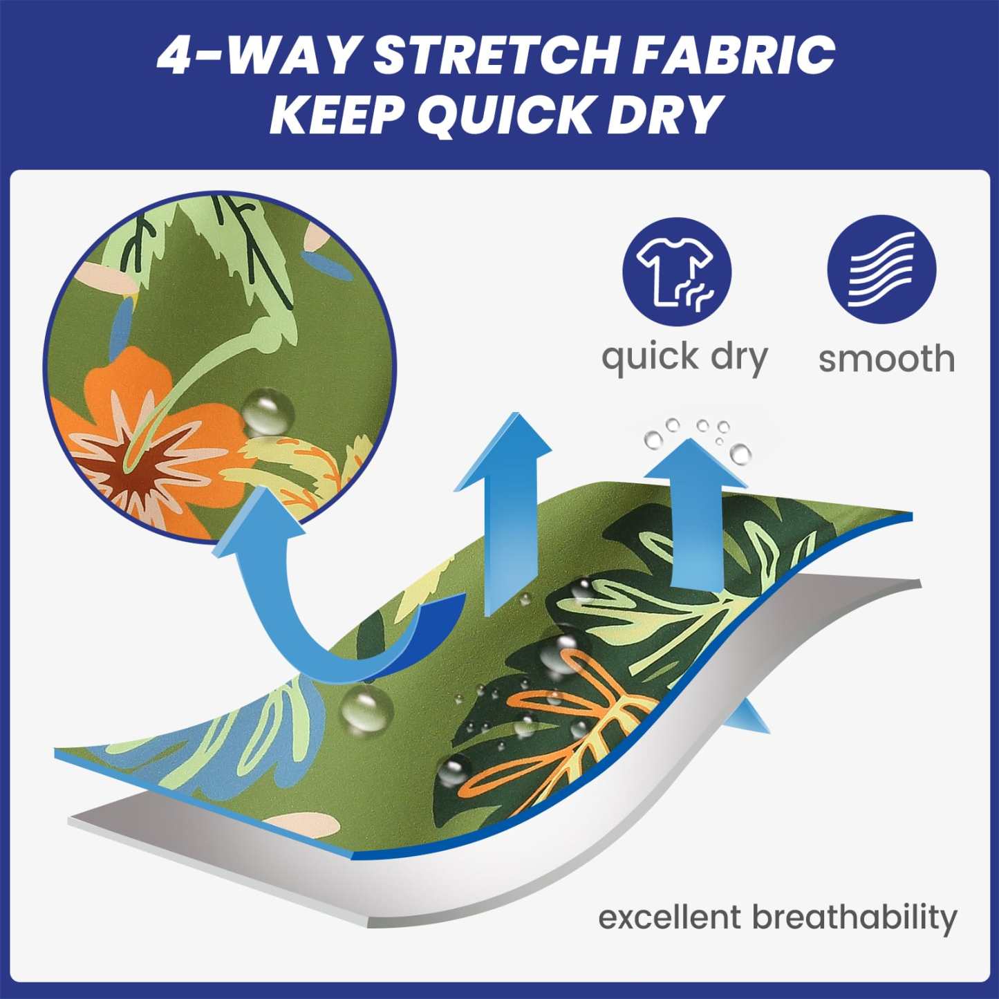 4.5 Inch Inseam Vintage Stretch Green Malaysia Swim Trunks-VibeCloset