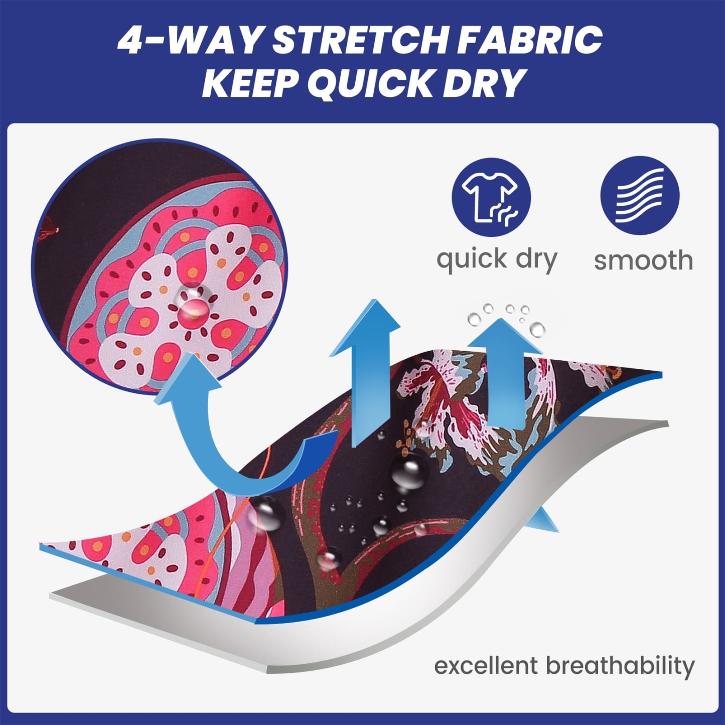 4.5 Inch Inseam Vintage Stretch Night Bat Swim Trunks-VibeCloset