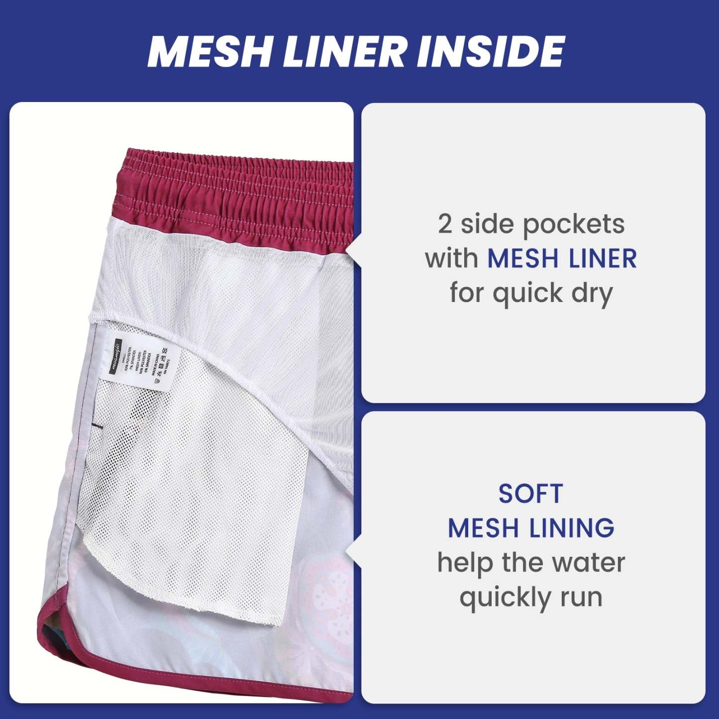 4.5 Inch Inseam Vintage Stretch Night Bat Swim Trunks-VibeCloset