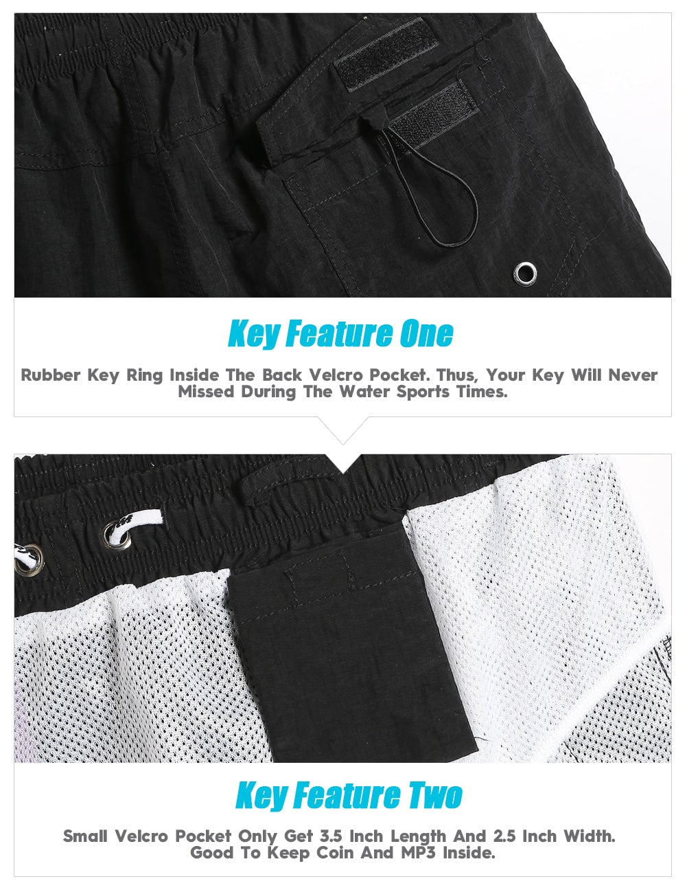 4.5 Inch Solid Nylon Swim Trunks Slim Fit-unboundedy