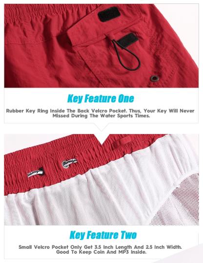 4.5 Inch Solid Nylon Swim Trunks Slim Fit-unboundedy
