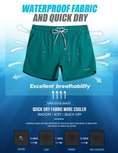 4.5 Inch Solid Nylon Swim Trunks Slim Fit-unboundedy