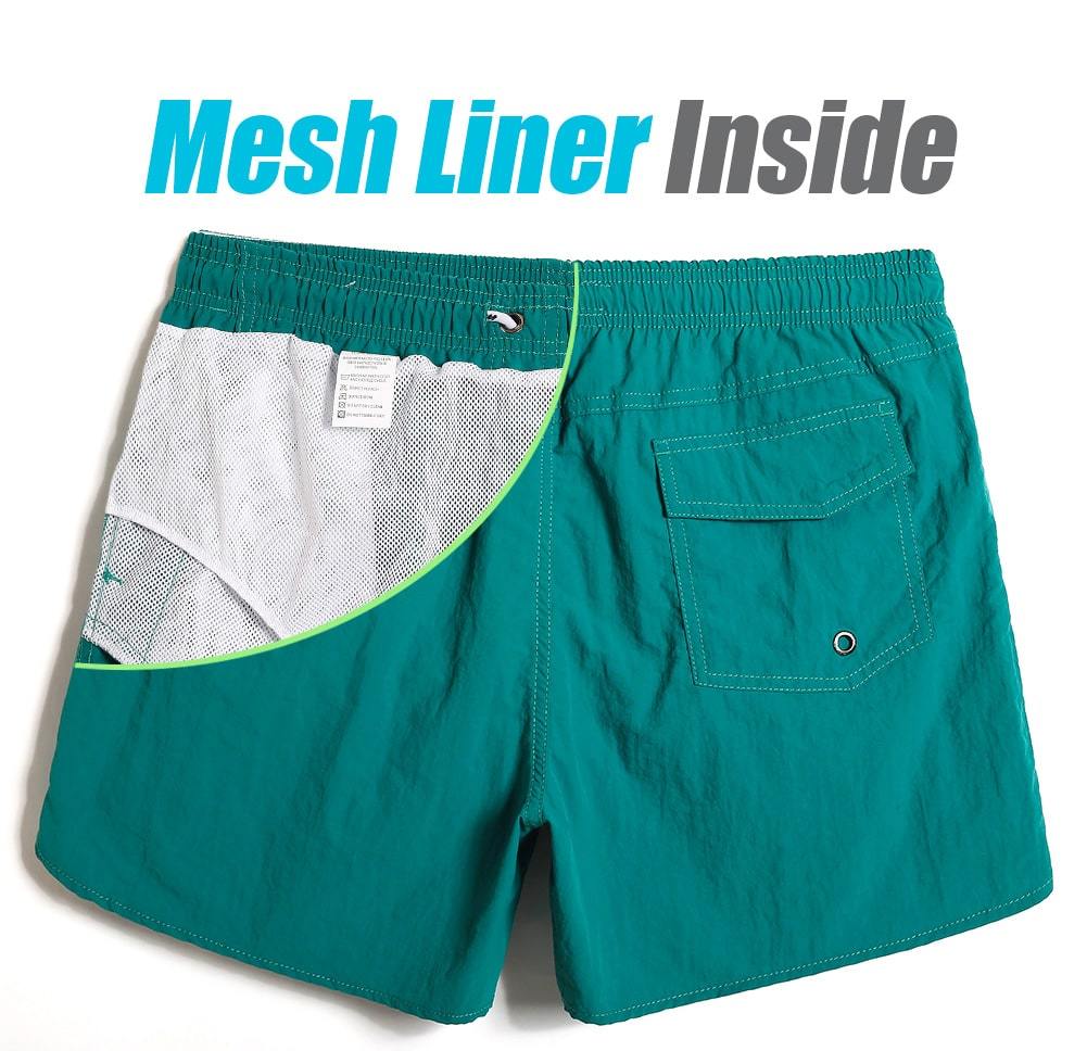 4.5 Inch Solid Nylon Swim Trunks Slim Fit-unboundedy