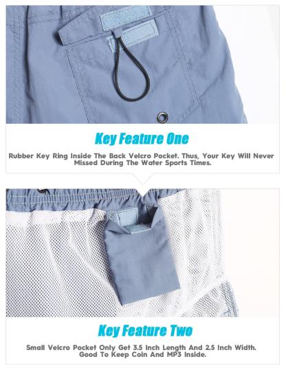 4.5 Inch Solid Nylon Swim Trunks Slim Fit-unboundedy