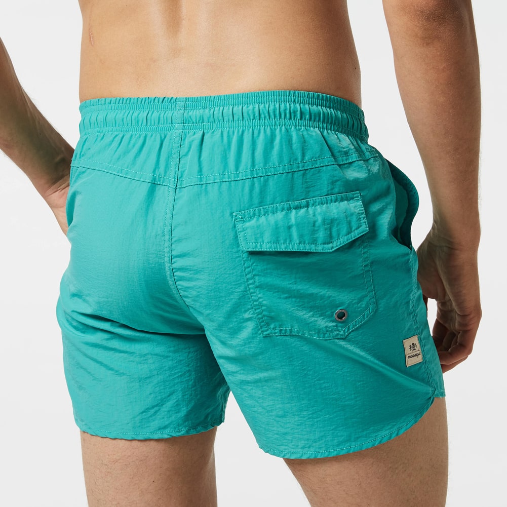 4.5 Inch Solid Nylon Swim Trunks Slim Fit-unboundedy