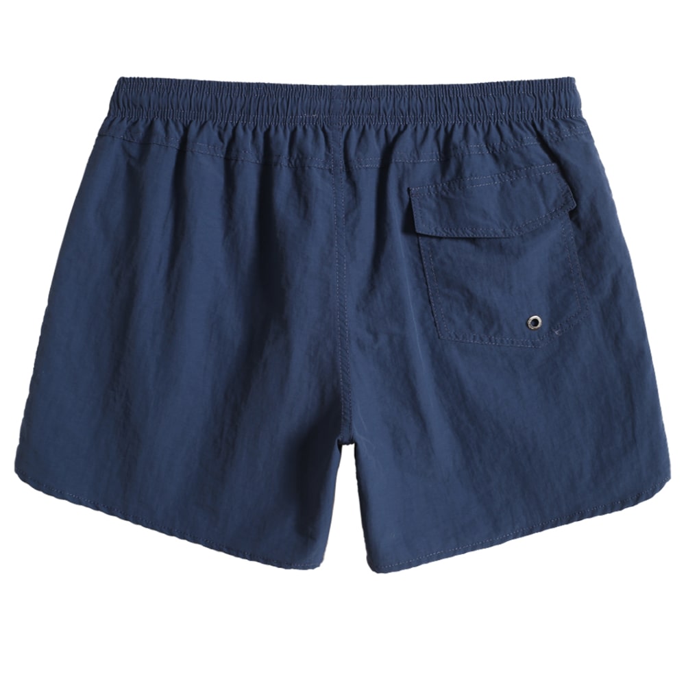 4.5 Inch Solid Nylon Swim Trunks Slim Fit-unboundedy