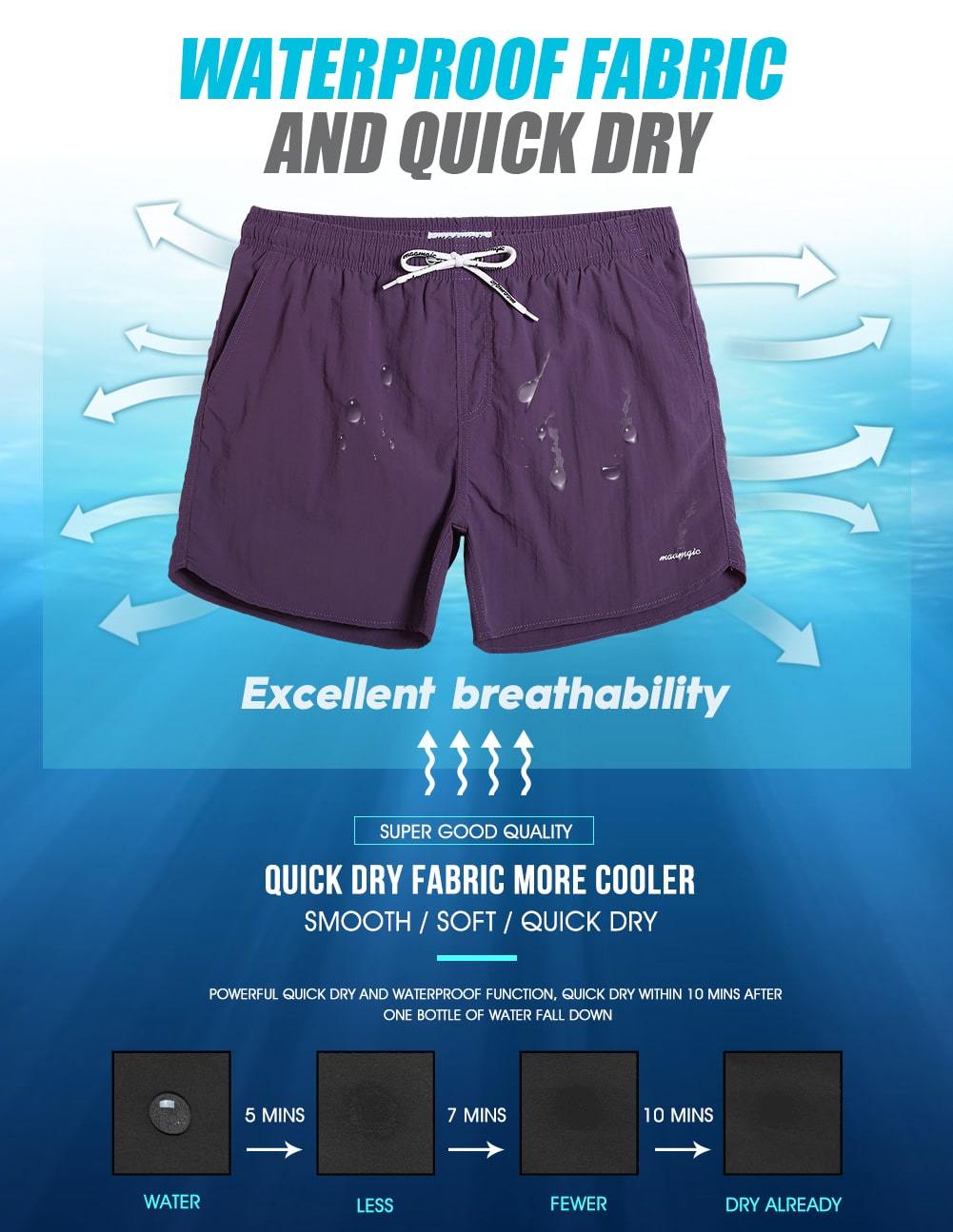 4.5 Inch Solid Nylon Swim Trunks Slim Fit-unboundedy