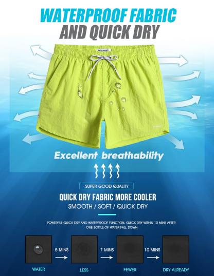 4.5 Inch Solid Nylon Swim Trunks Slim Fit-unboundedy