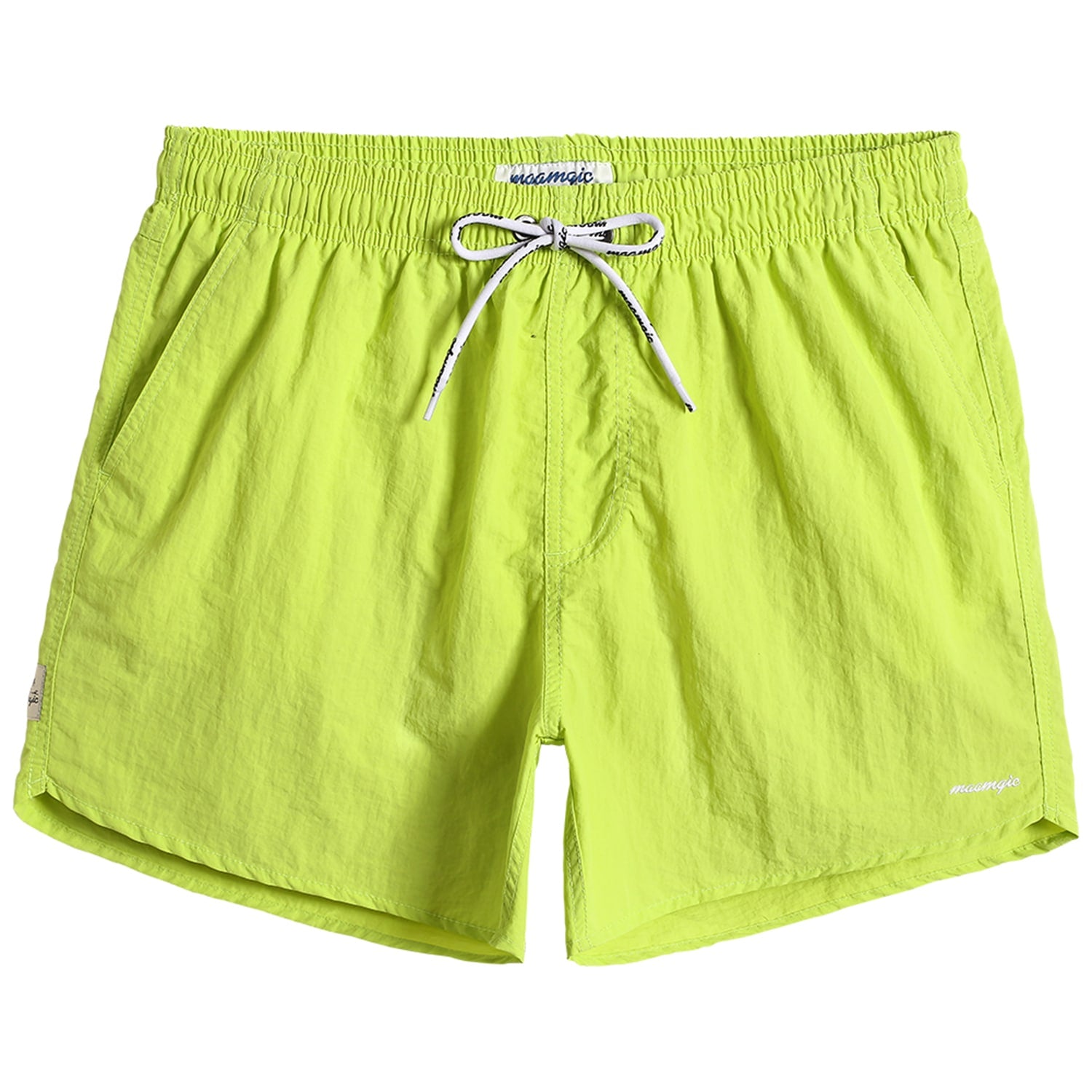 4.5 Inch Solid Nylon Swim Trunks Slim Fit-unboundedy