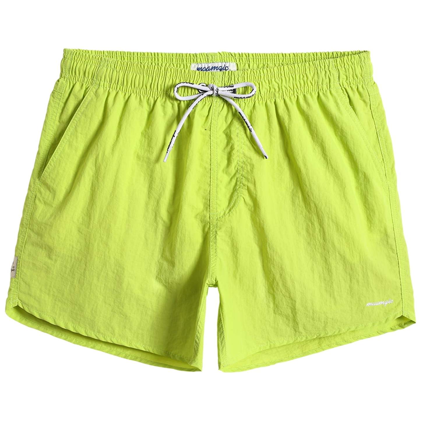 4.5 Inch Solid Nylon Swim Trunks Slim Fit-unboundedy