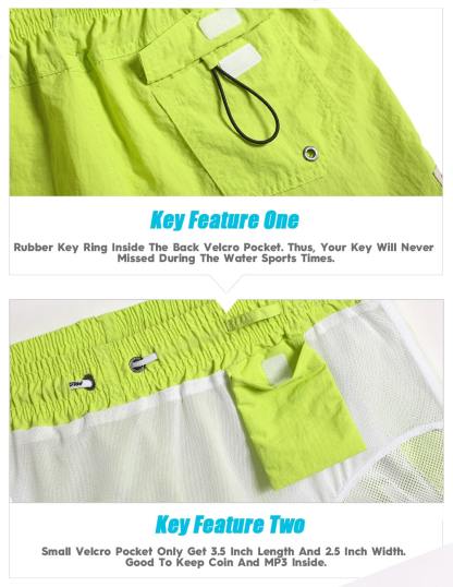 4.5 Inch Solid Nylon Swim Trunks Slim Fit-unboundedy